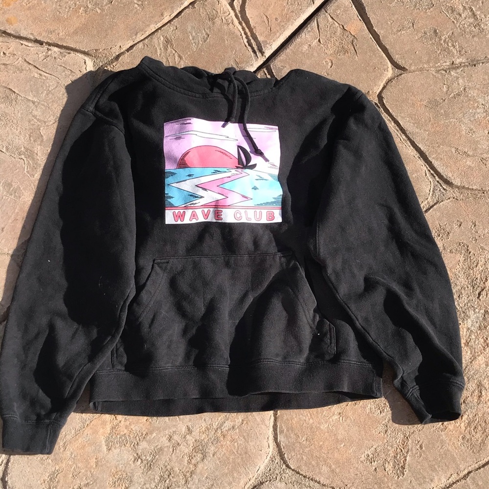 PINK DOLPHIN wave club hoodie